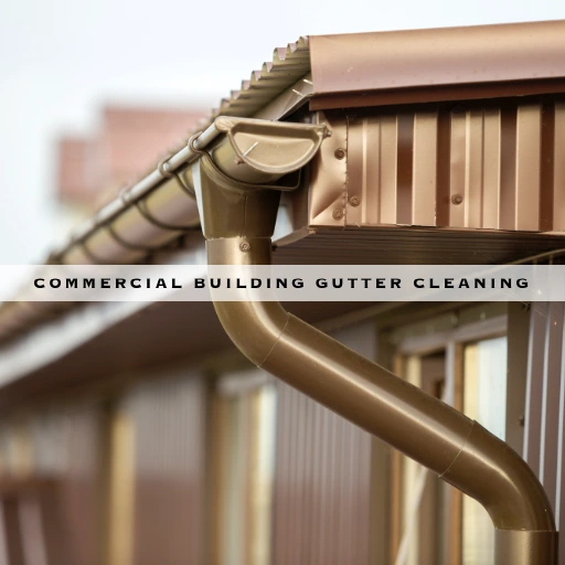 COMMERCIAL BUILDING GUTTER CLEANING