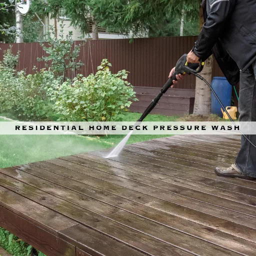 RESIDENTIAL HOME DECK PRESSURE WASH - ICON