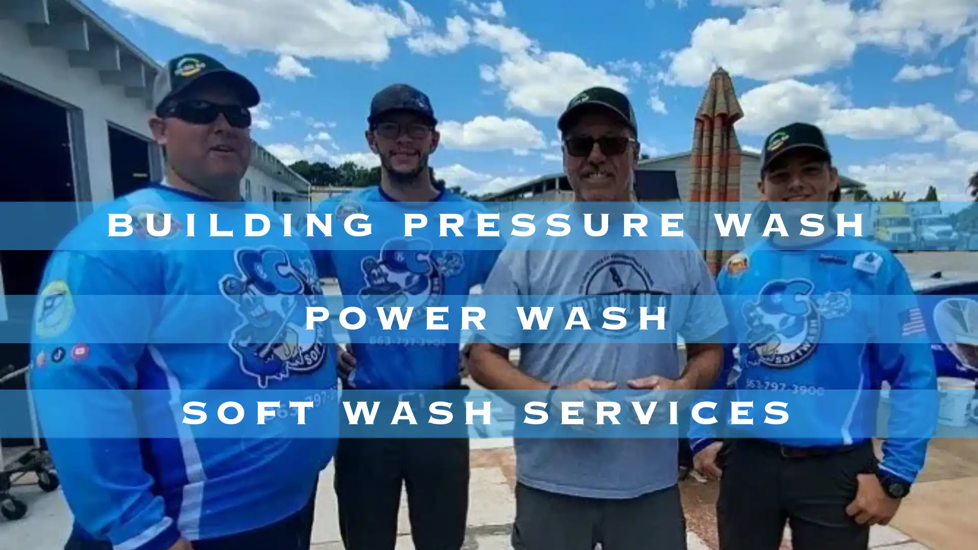 COMMERCIAL BUILDING PRESSURE WASH POWER WASH SOFT WASH SERVICES - HERO