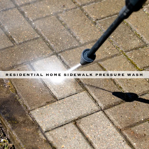 RESIDENTIAL HOME SIDEWALK PRESSURE WASH