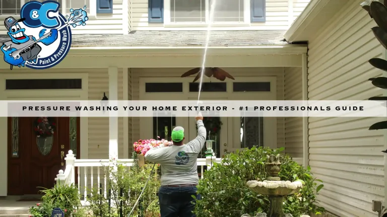 Pressure Washing Your Home’s Exterior – #1 Professionals Guide