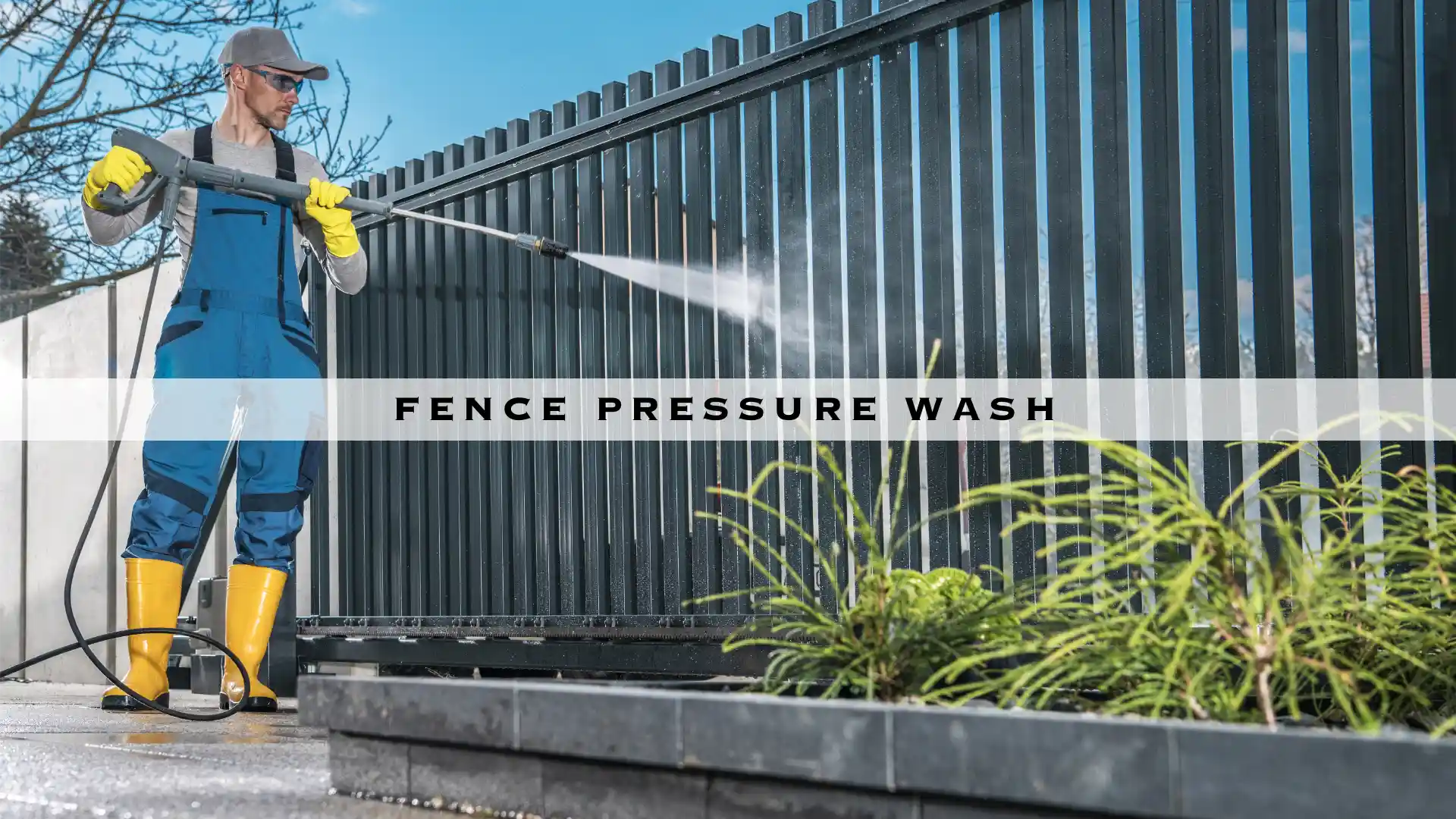 FENCE PRESSURE WASH